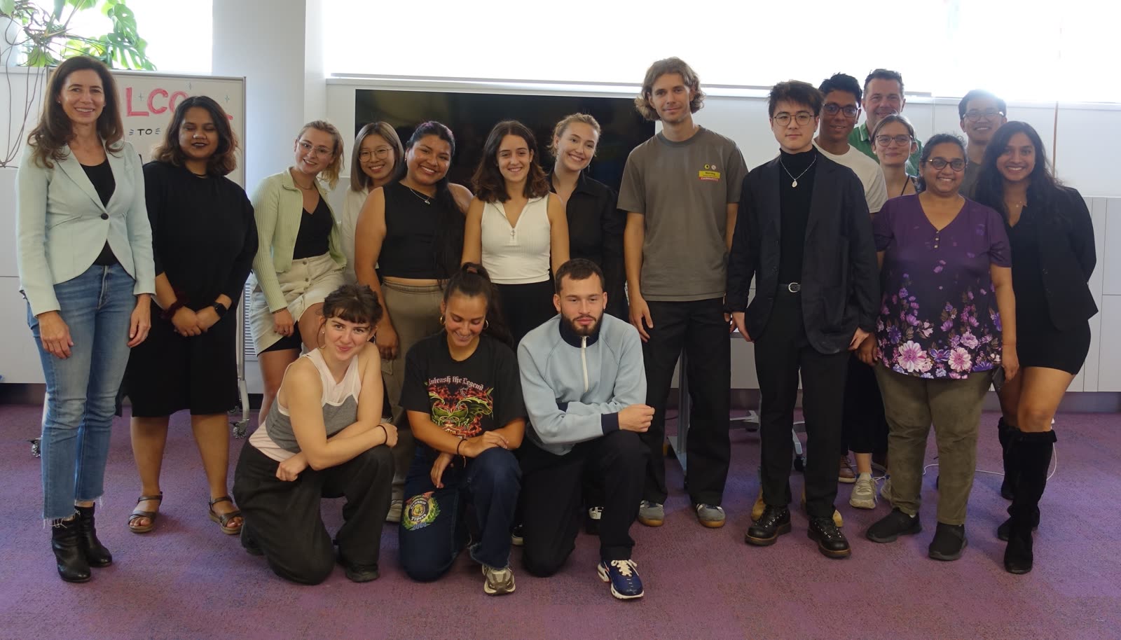 The full design cohort together in the studio